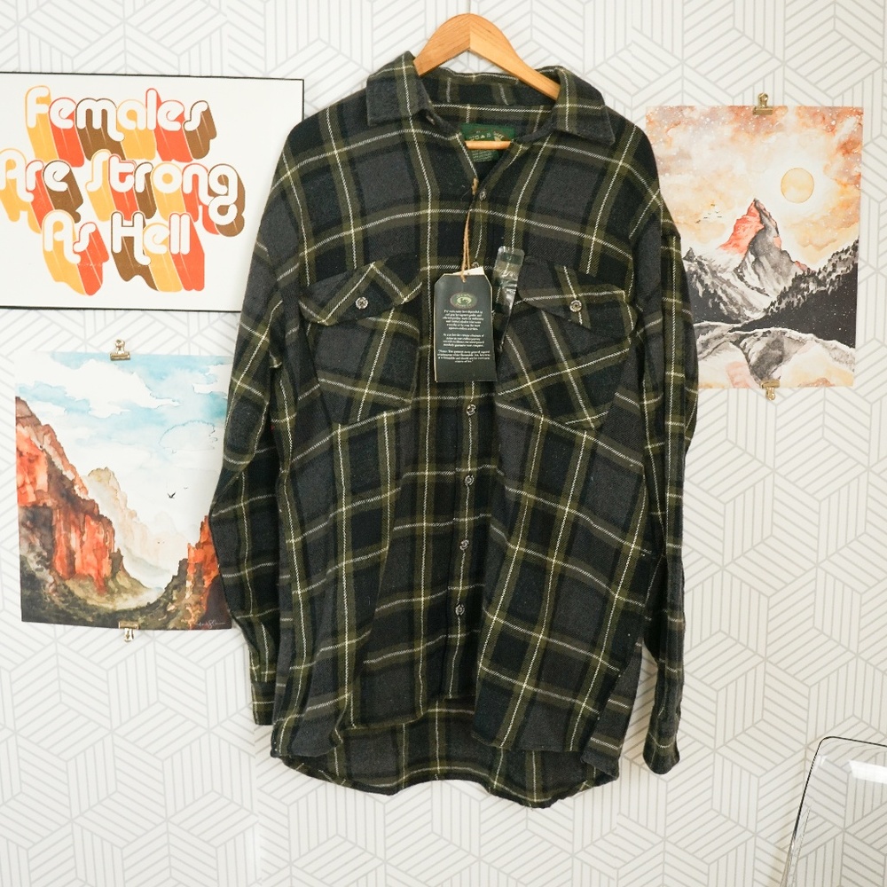 NWT stillwater supply co button down flannel shirt